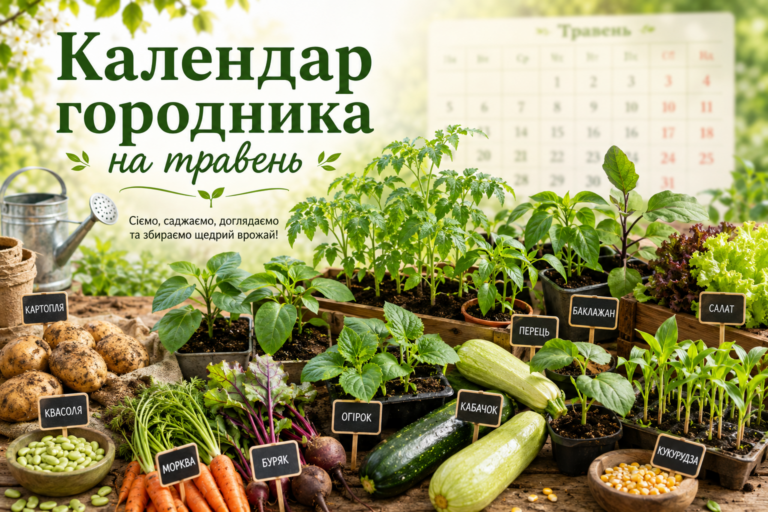 Календар городника на травень